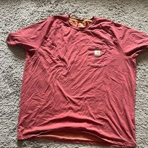 Carhartt Short Sleeve Pocket Tee in Rust